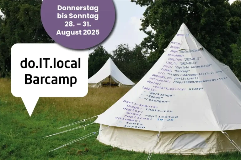 Mehr über den Artikel erfahren Anmeldung geöffnet: Do.IT.local Barcamp 2025